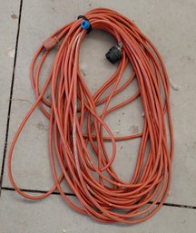 Orange Outdoor Extension Cord