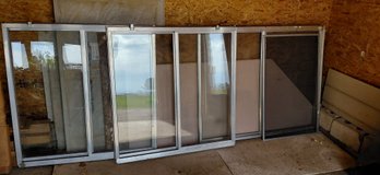 3 Aluminum Framed Windows