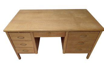 Vintage Oak Office Desk