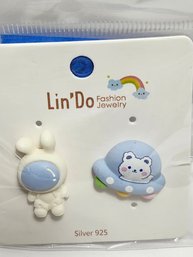 Lin'Do Fashion Jewelry 925 Earrings