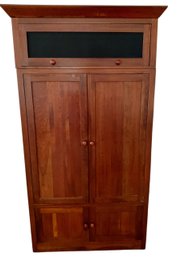 Mission-style Ethan Allen American Impressions Entertainment Center