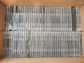 Full Box Of Empty CD Cases Approz 100 Cases