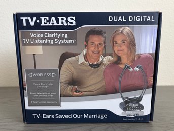 TV Ears Dual Digital Voice Clarifying TV Listening System