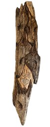 Frazier Signed Wooden Carved Sculpture Hanging Art