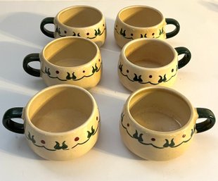 Vintage Metlox Poppytrail  Flat Cups
