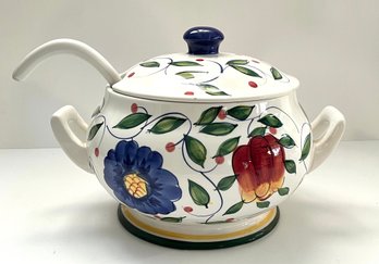 Zrike Hand-painted Ceramic Soup Tureen