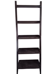 5 Tier Wooden Leaning Bookcase