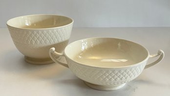 Vtg Spodes Mansard Cream Soup And Rice Bowls