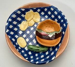 Lotus Cheeseburger Pickle Chip And Dip Set