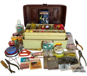 Vtg Tackle Box Fishing Accessory Lot