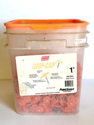 Grip Rite 1' Plastic Round Cap Roofing Nails