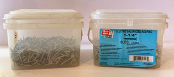 2 Boxes Electro Galvanized Roofing 1-1/4 In Nails
