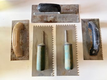 5 Pc Metal Flooring Trowels