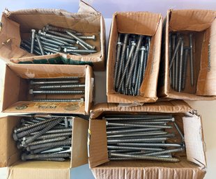 Assorted Lag Bolts And Screw Lot