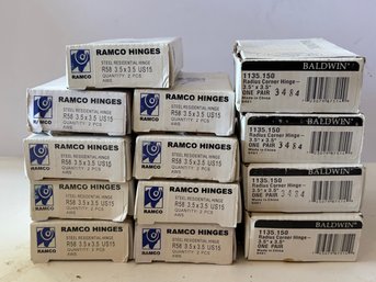 13 Pc New Ramco Steel Residential Hinge Sets