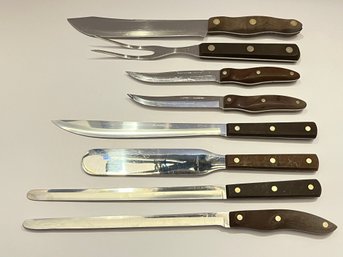 8 Pc Cutco Knives And Serving Utensils