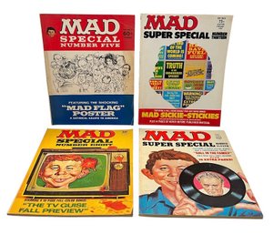 4 Vtg MAD Special Magazines