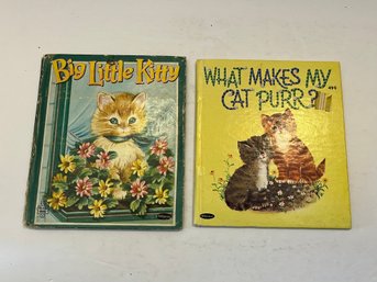 Vtg Whitman Kitten Children Books