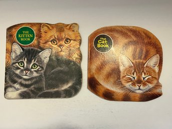 Vtg Golden Shape Cat Books
