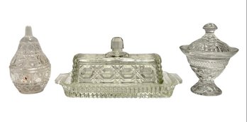 Cut Glass Kitchen Accessories