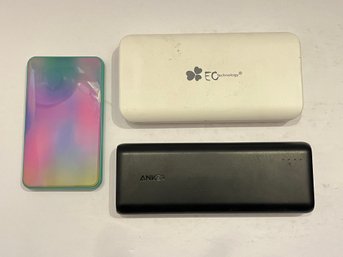 3 Assorted Power Banks