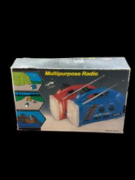 Vintage 1980s Mealatronic Multipurpose Radio And Flashlight Combo