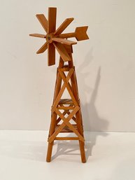 Handmade Wooden Wind Mill Decoration