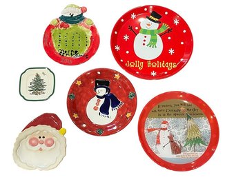 Christmas Plate Lot
