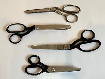 4 Pc Vtg Sewing Shear Lot
