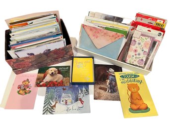 Large Assorted Card And Envelope Lot #1