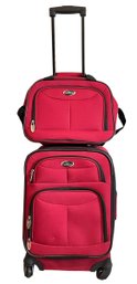 U.S. Traveler Rio 2-piece Carry-on Luggage Set
