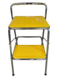 Vintage MCM Cosco Folding Metal Step Stool