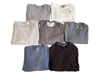 7 Pc Assorted Mens Crewneck Lot