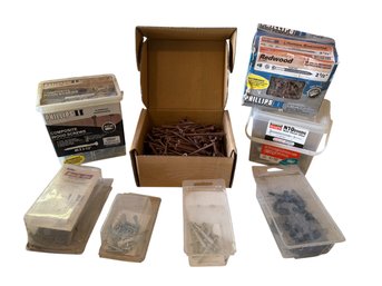 8 Packs Of Assorted Screws