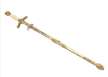 Antique Knights Templar Masonic Ceremonial Sword