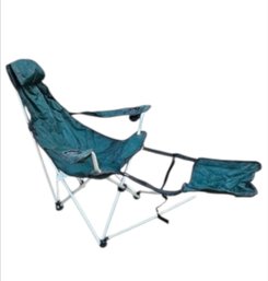Green Camping Chair With Footrest