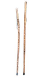 2 Vtg Wood Walking Sticks