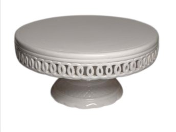 White Ceramic Cake Stand