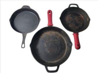 Tramontina And Calphalon Cast Iron Frying Pans