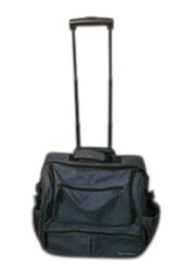 Rick Steves Blue Rolling Travel Bag Suitcase