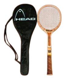 Vtg Wilson Tennis Racket In A Head Soft Case