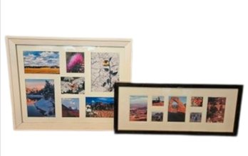 2 Framed Pictures Of Nature And Landmarks