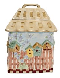 Gibson Home Sweet Home Birdhouse Cookie Jar