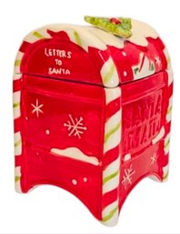 'Letters To Santa' Mailbox Christmas Cookie Jar