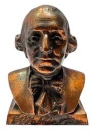 Vintage George Washington Bust Coin Bank