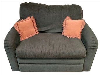 La Z Boy Dark Green Sofa Sleeper