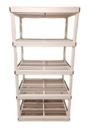 5 Tier Multi Use Take Apart Shelving Unit Garage Shelf #1