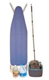 Ironing Board And True & Tidy Mop Lot