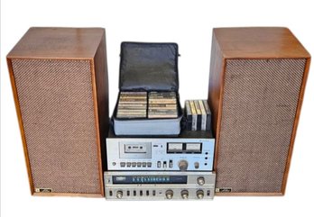 Vtg Altec/ Realistic Electronics And Cassette Tapes