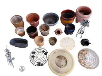 Flower Pot Lot 22 Pcs